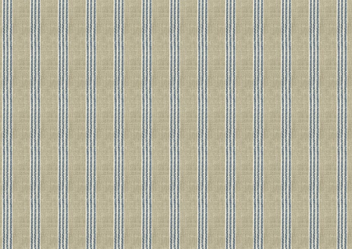 Emily Bond George Stripe, Indigo - Twist&Fit Roller Blind - Image 6